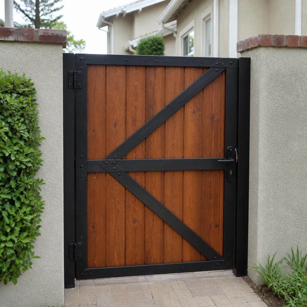 Wood & steel frame